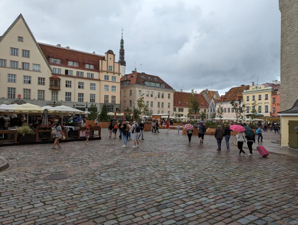 Der Marktplatz in Tallinn