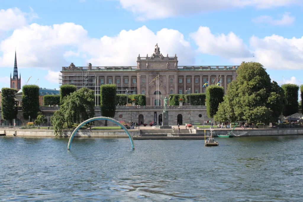 Der Schwedische Reichstag in Stockholm