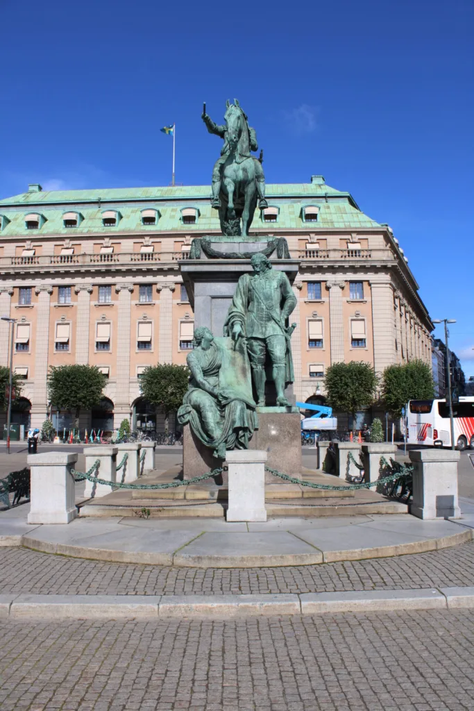 Statue von Gustav II. Adolf in Stockholm, Schweden
